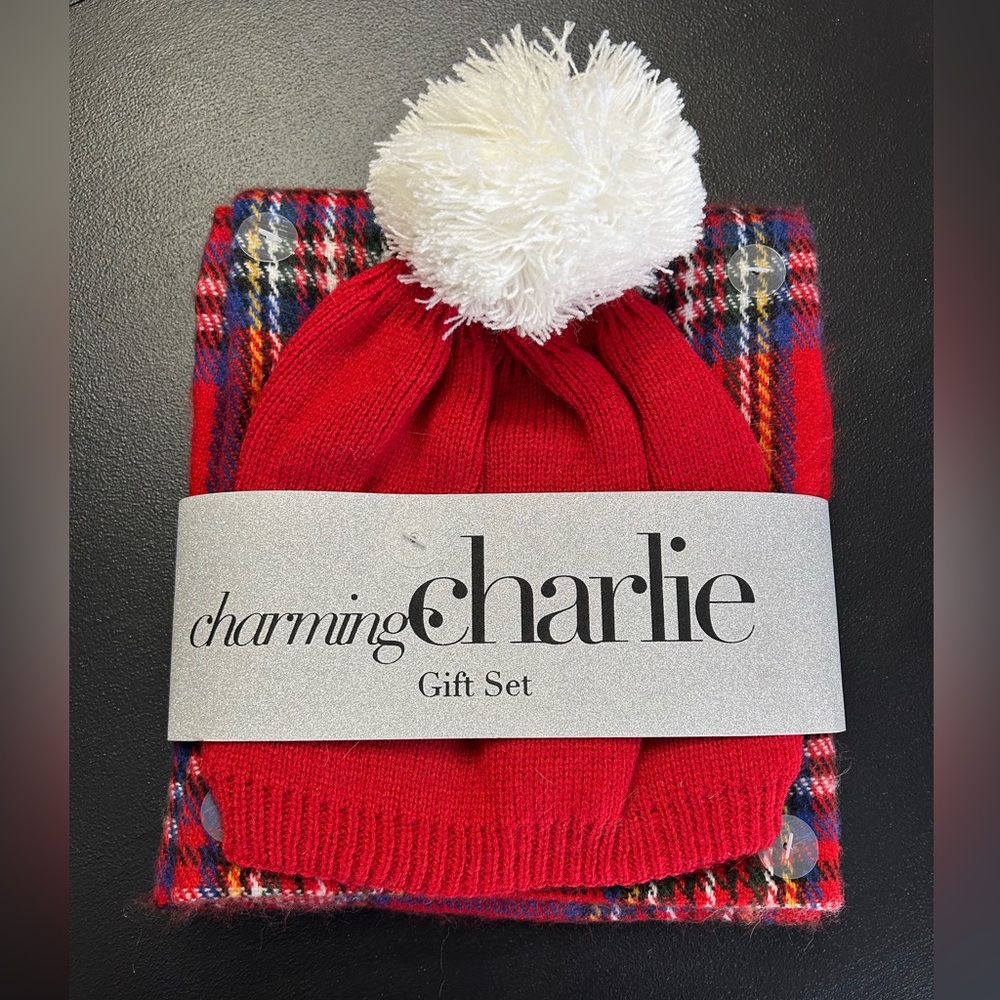 Winter Plaid Scarf
 and Hat